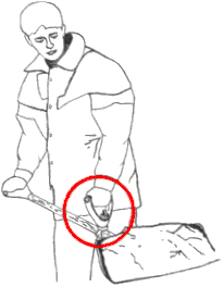 ergonomic snow shovel